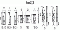 Комплект фрез для профілювання радіусної вагонки (паз S=4-5мм)