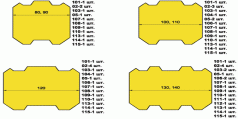 Комплект фрез для профілювання будівельного бруса(39.2872.00, 39.2872.100)